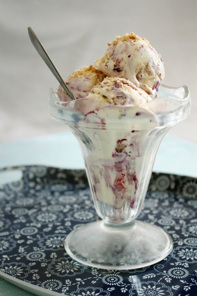 Blueberry Cheesecake Ice Cream