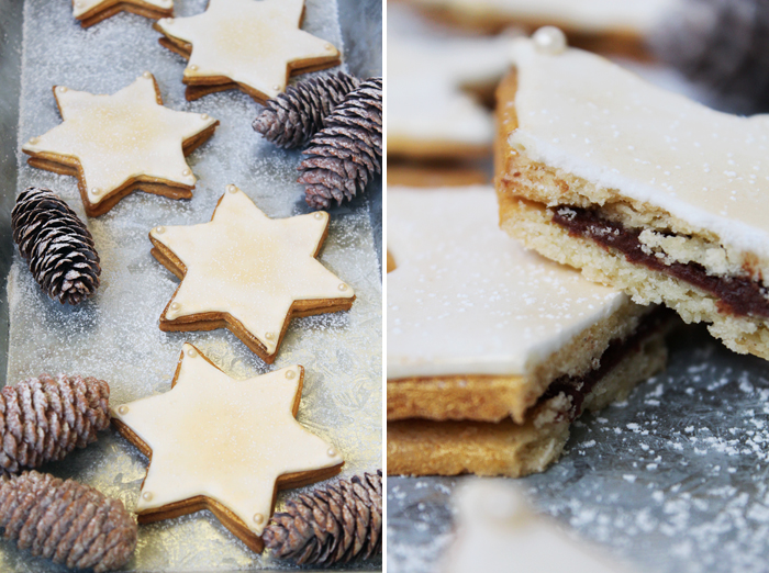 Chocolate Filled Cardamom Cookies