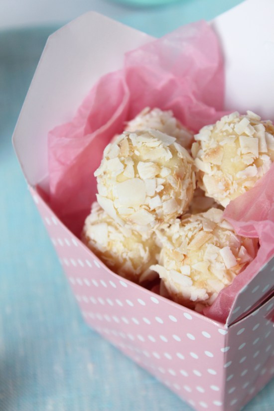 Pineapple and Coconut Truffles