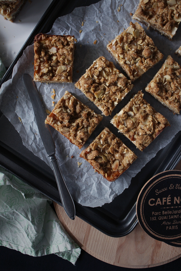 Coconut Dulce de Leche Bars with Cheesecake Filling