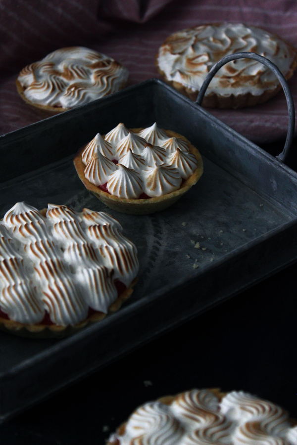 Red Currant Tartlets with Italian Meringue