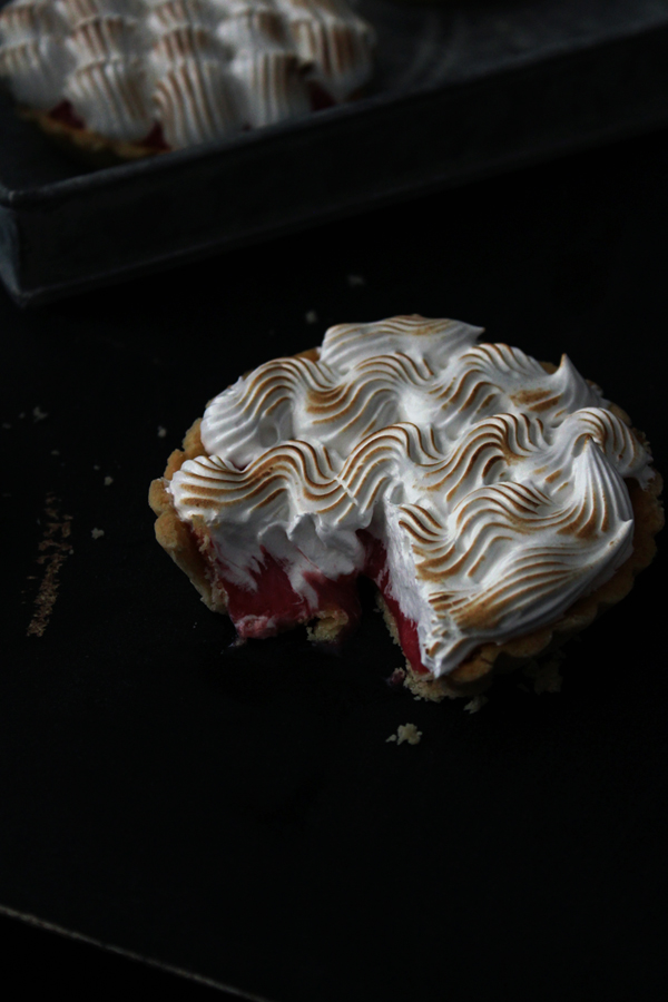Red Currant Tartlets with Italian Meringue
